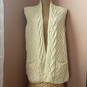 Irish Wool Cardigan Sweater